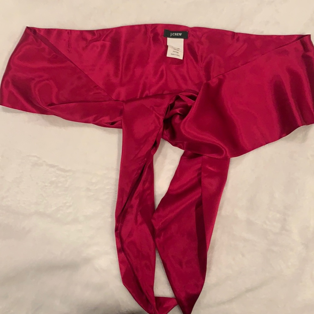 J. Crew 100% Silk Belt
